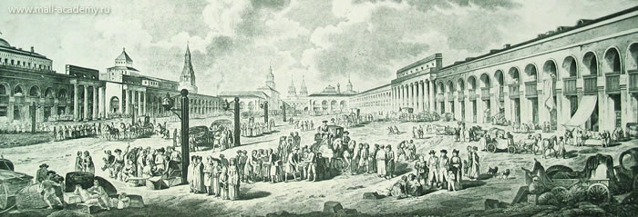 Красная площадь в конце 18 века